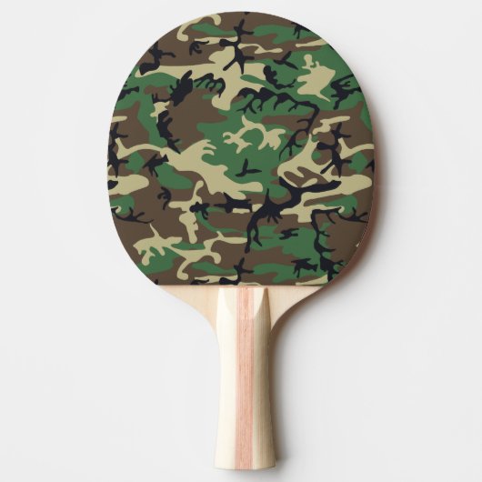 Militaire Camouflage Tafeltennisbatje (Voorkant)