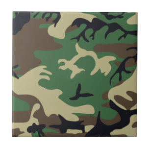 Militaire Camouflage Tegeltje
