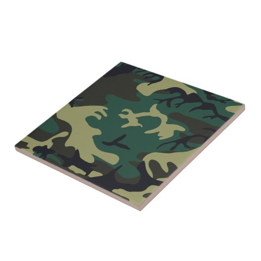 Militaire Camouflage Tegeltje (Zijkant)