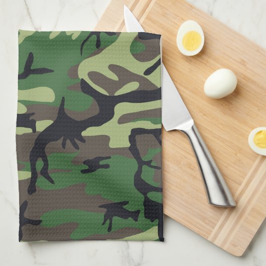 Militaire Camouflage Theedoek (Quarter Fold)