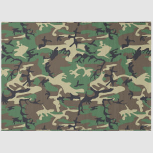 Militaire Camouflage Tissuepapier