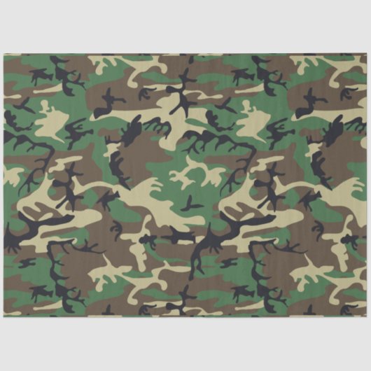 Militaire Camouflage Tissuepapier (Voorkant)