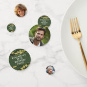 Militaire camouflage Verjaardagsfeestfoto Custom Confetti (Groep)