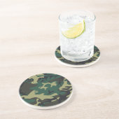 Militaire Camouflage Zandsteen Onderzetter (Zijkant)