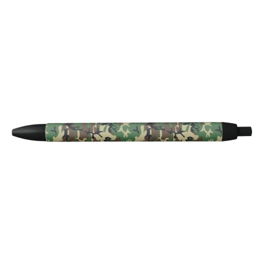 Militaire Camouflage Zwarte Inkt Pen (Voorkant)