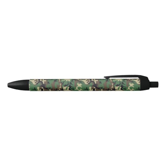 Militaire Camouflage Zwarte Inkt Pen (Bovenkant)