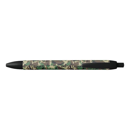 Militaire Camouflage Zwarte Inkt Pen (Achterkant)