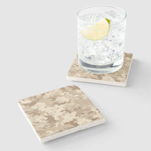 Militaire Camouflageprint Stenen Onderzetter
