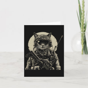 Militaire Cat Tactical Gear Veteran Soldier Gift I Kaart