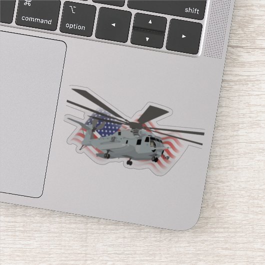 Militaire CH-53E-helikopter Sticker (Detail)