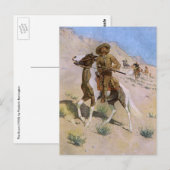  militaire cowboys, The Scout by Remington Briefkaart (Voorkant / Achterkant)