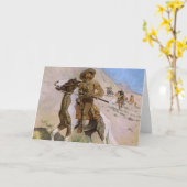 militaire cowboys, The Scout by Remington Kaart (Gele Bloem)