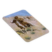  militaire cowboys, The Scout by Remington Magneet (Rechterzijde)