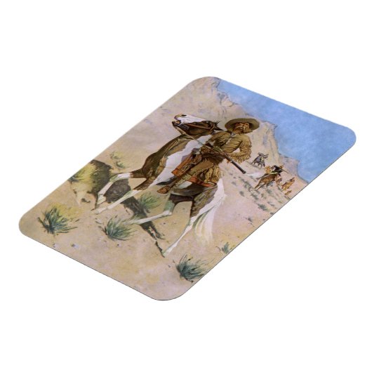  militaire cowboys, The Scout by Remington Magneet (Linkerzijde)