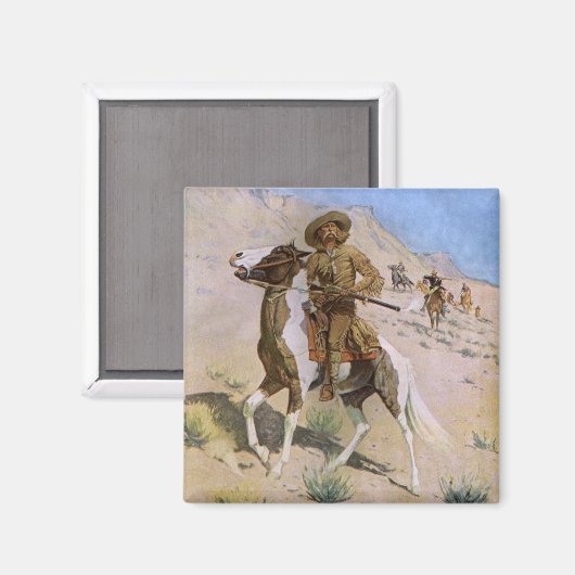  militaire cowboys, The Scout by Remington Magneet (Voorkant / Achterkant)