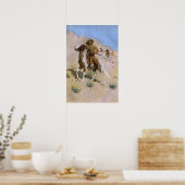  militaire cowboys, The Scout by Remington Poster (Keuken)