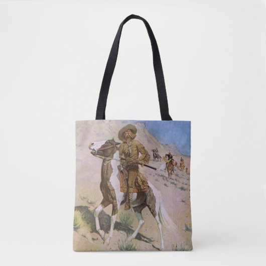 militaire cowboys, The Scout by Remington Tote Bag (Voorkant)