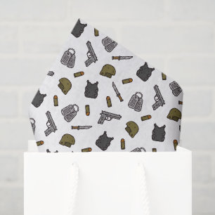 Militaire Decoupage Papier, Leger Tactisch Tissuepapier
