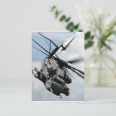 Militaire defensie-helikopter briefkaart (Staand voorkant)