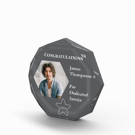 Militaire Dienst Waardering Award Keepsake Fotoblokken (Rechts)