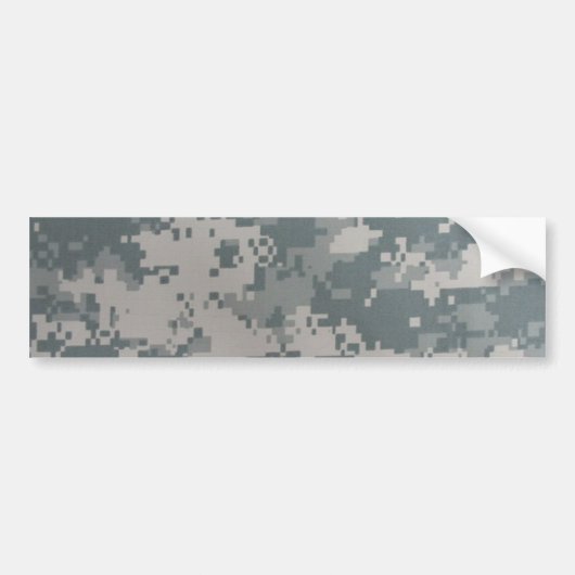 Militaire digitale camo-Bumpersticker Bumpersticker (Voorkant)