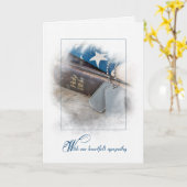 Militaire doekjes op bijbelkaart kaart (Gele Bloem)