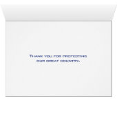 Militaire Dog Tags Dank u (Binenzijde Horizontaal (Onderkant))