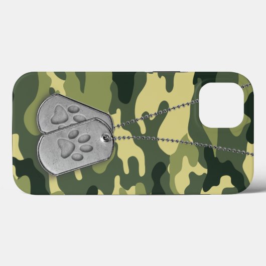 Militaire doosjes met verfdrukken op camo Case-Mate iPhone case (Achterkant (horizontaal))