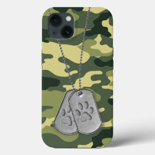 Militaire doosjes met verfdrukken op camo Case-Mate iPhone case