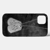 Militaire doosjes met verfdrukken op leder Case-Mate iPhone case (Achterkant (horizontaal))