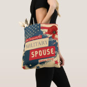 Militaire echtgenoot tote bag (Dichtbij)