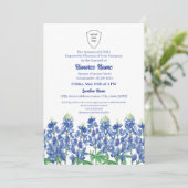 Militaire echtgenoot Varewell Bluebonnet Digital Kaart (Staand voorkant)