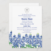 Militaire echtgenoot Varewell Bluebonnet Digital Kaart (Voorkant / Achterkant)