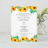 Militaire echtgenoot Zonnebloem downloaden Kaart (Staand voorkant)