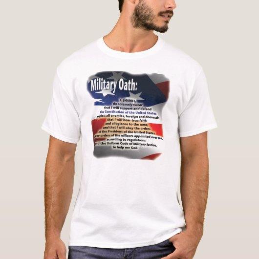 Militaire eed T-Shirt (Voorkant)