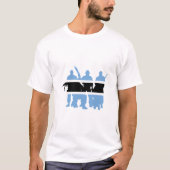 Militaire eenheden in Botswana T-shirt (Voorkant)