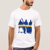 Militaire eenheden van Nauru T-shirt (Voorkant)