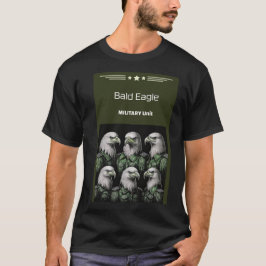 militaire eenheid van de Bald Eagle T-shirt