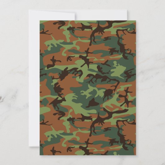 Militaire Elke zondag Kaart (Achterkant)