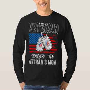 Militaire familie... ik ben veteraan en een vetera t-shirt