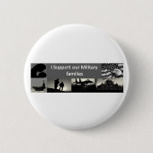 Militaire families ronde button 5,7 cm (Voorkant)