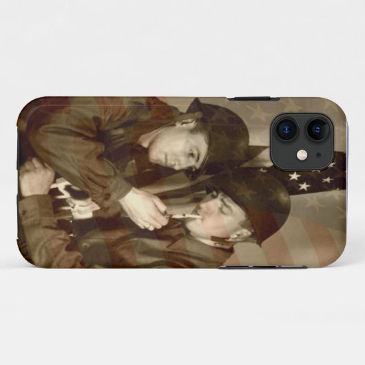  militaire foto Apple iPhone 11 Hoesje (Achterkant (horizontaal))