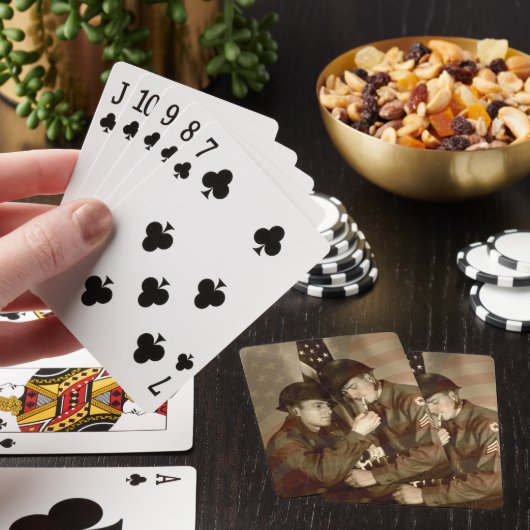  militaire foto - fietsenpokerdeck pokerkaarten (Insitu)