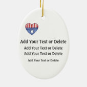 Militaire foto keramisch ornament (Achterkant)