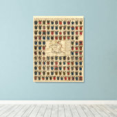 Militaire Frankrijk Canvas Afdruk (Insitu (Houten vloer))