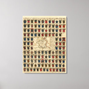 Militaire Frankrijk Canvas Afdruk