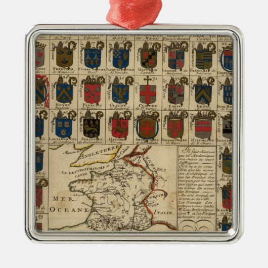 Militaire Frankrijk Metalen Ornament (Voorkant)