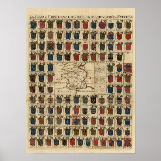 Militaire Frankrijk Poster (Voorkant)