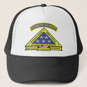 MILITAIRE FUNERAL HONOR GUARD TRUCKER PET