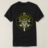 Militaire garage 1 t-shirt (Design voorkant)